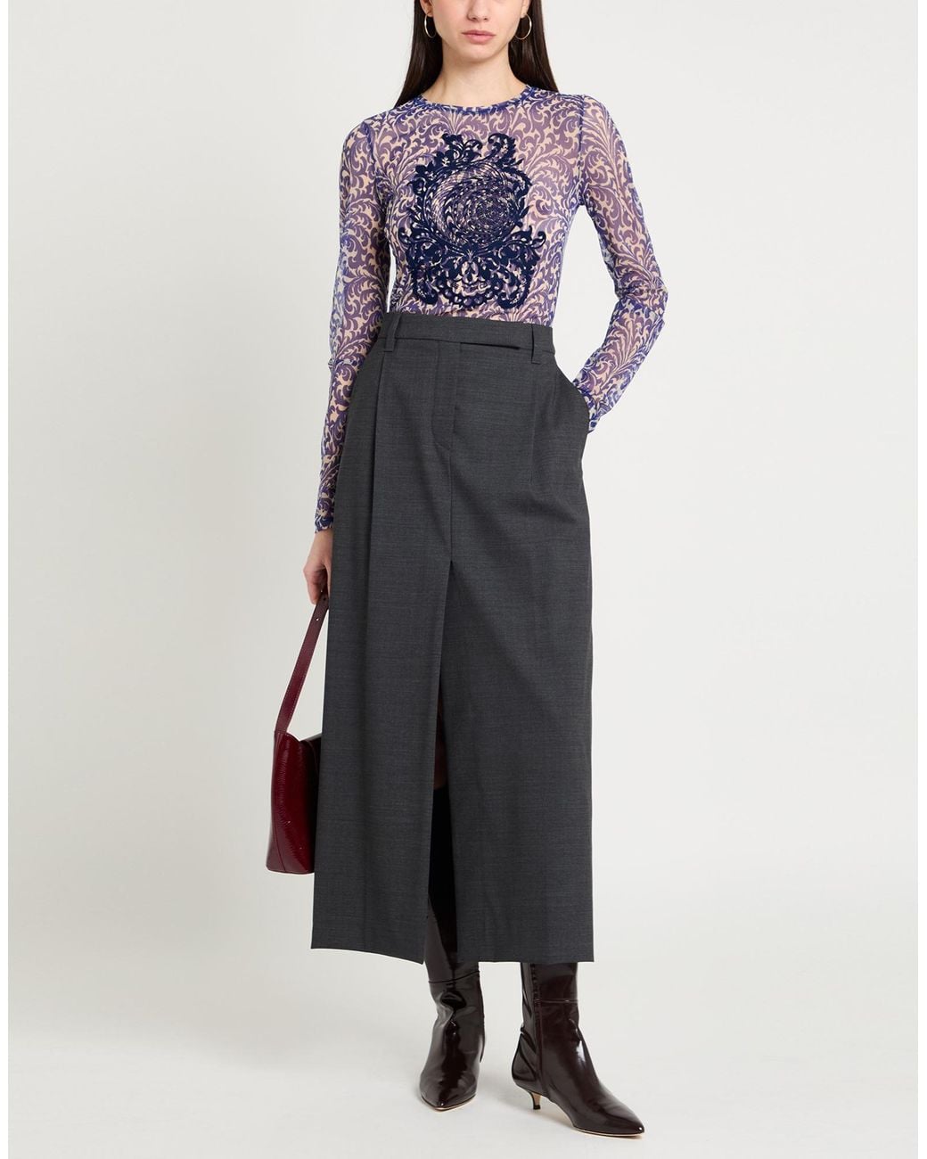 Top Etro de color Gray