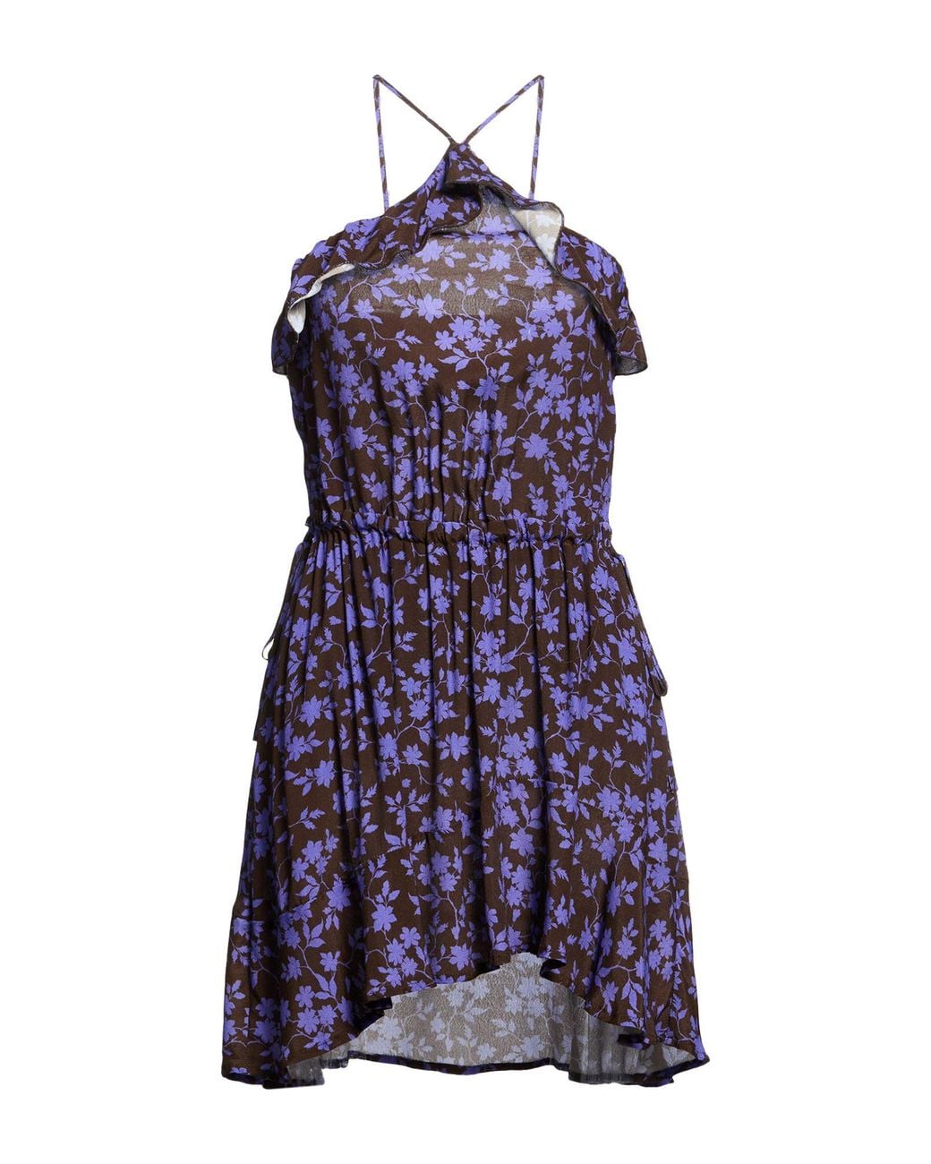 ViCOLO Purple Mini Dress Viscose