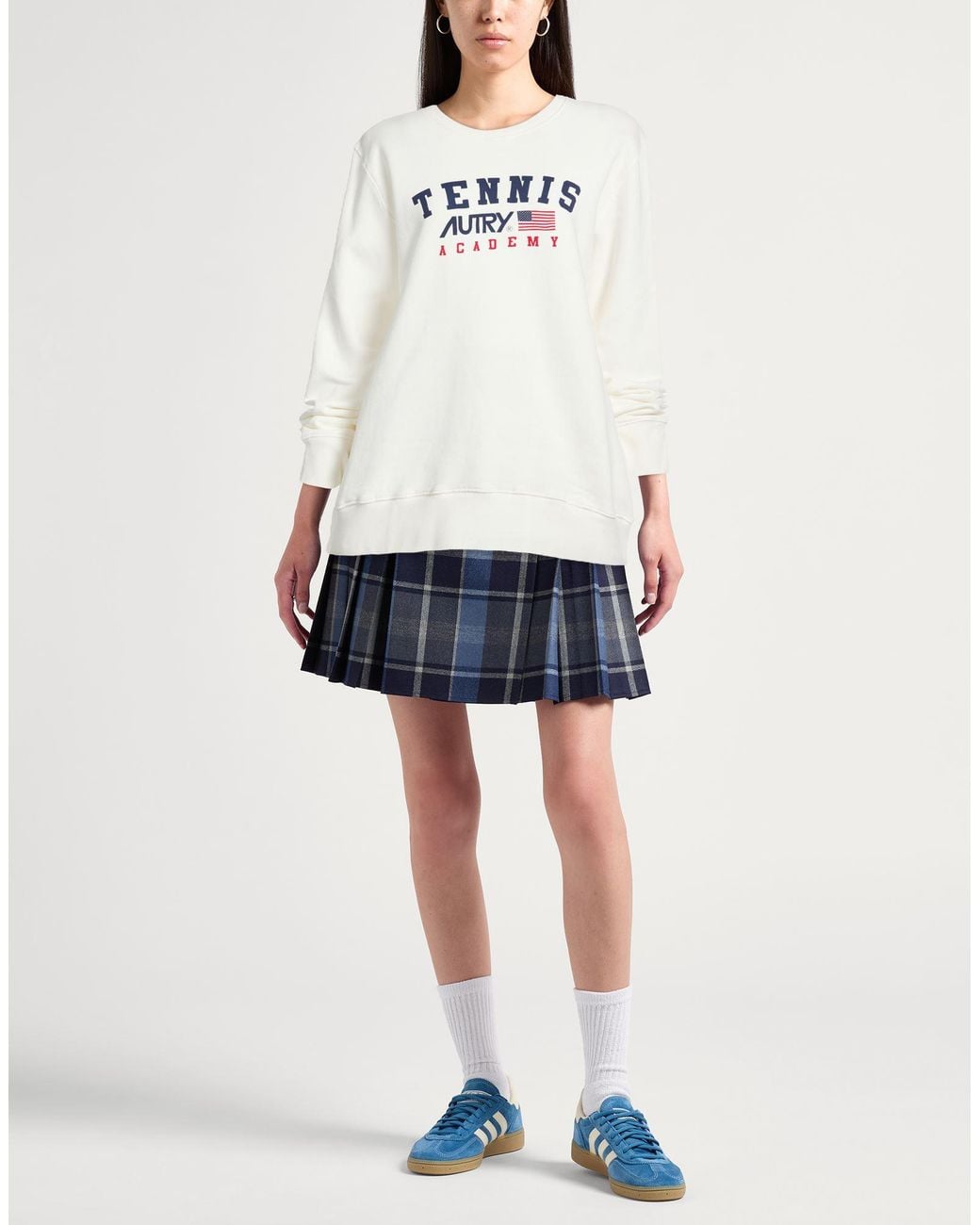 Autry White Sweatshirt Cotton