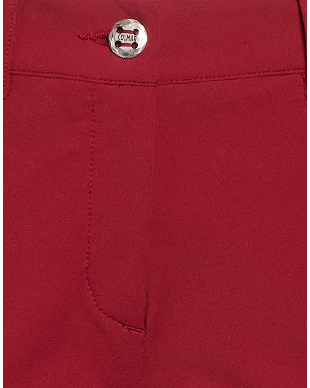 Colmar Red Pants Polyamide, Wool, Elastane