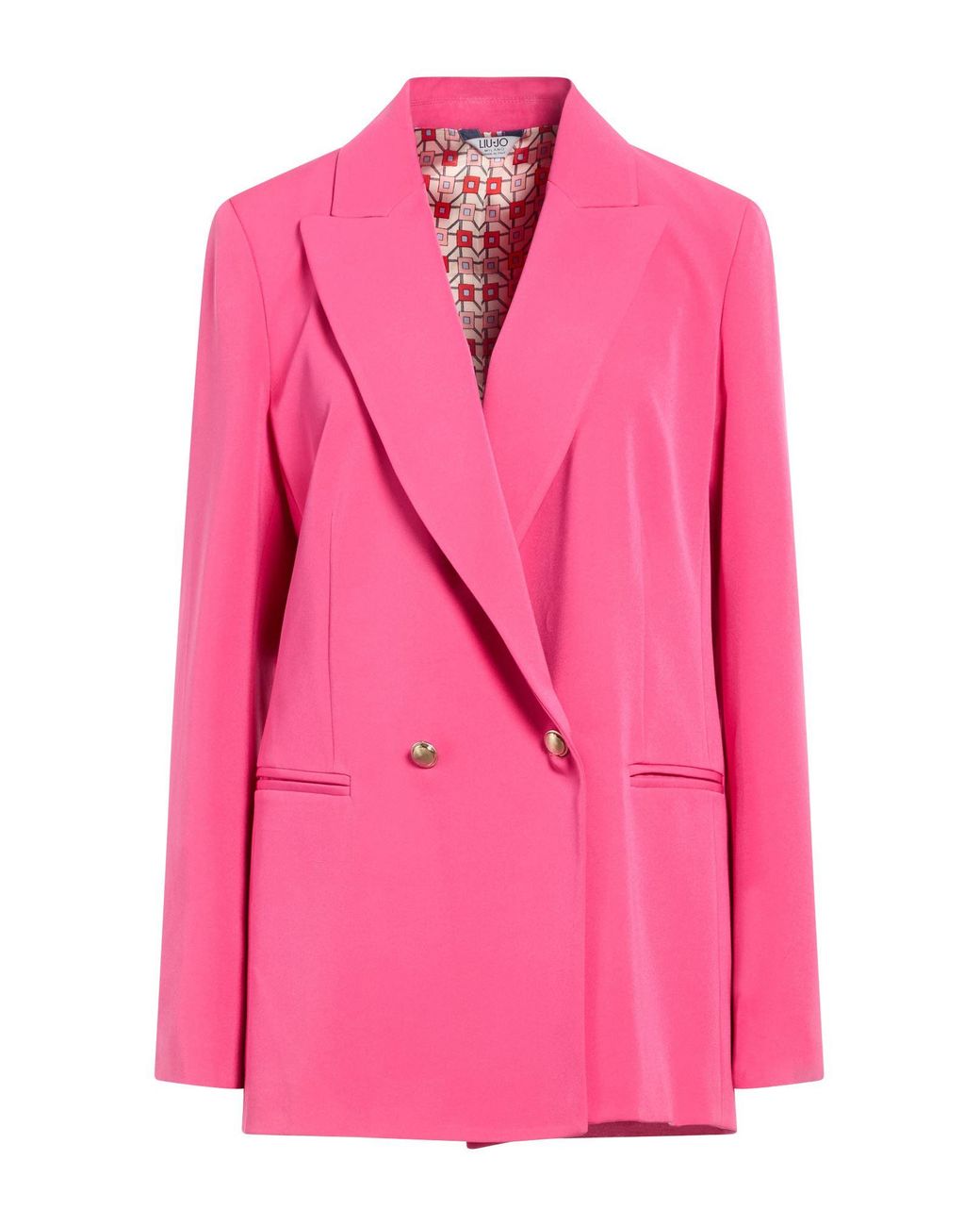 Liu Jo Pink Blazer Polyester, Elastane