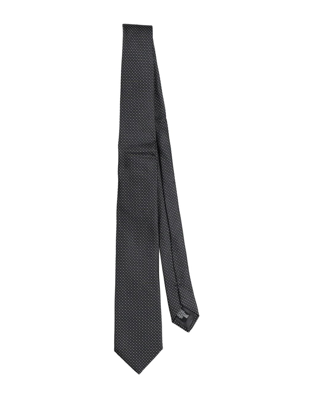 Giorgio Armani White Charcoal Ties & Bow Ties Silk for men