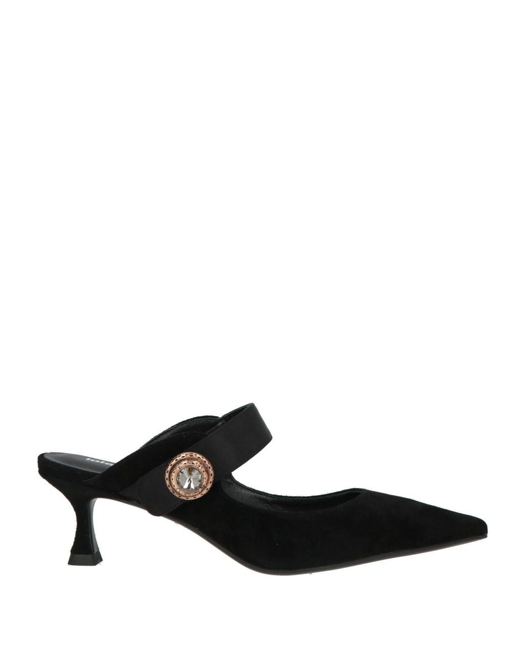 Lola Cruz Black Mules & Clogs