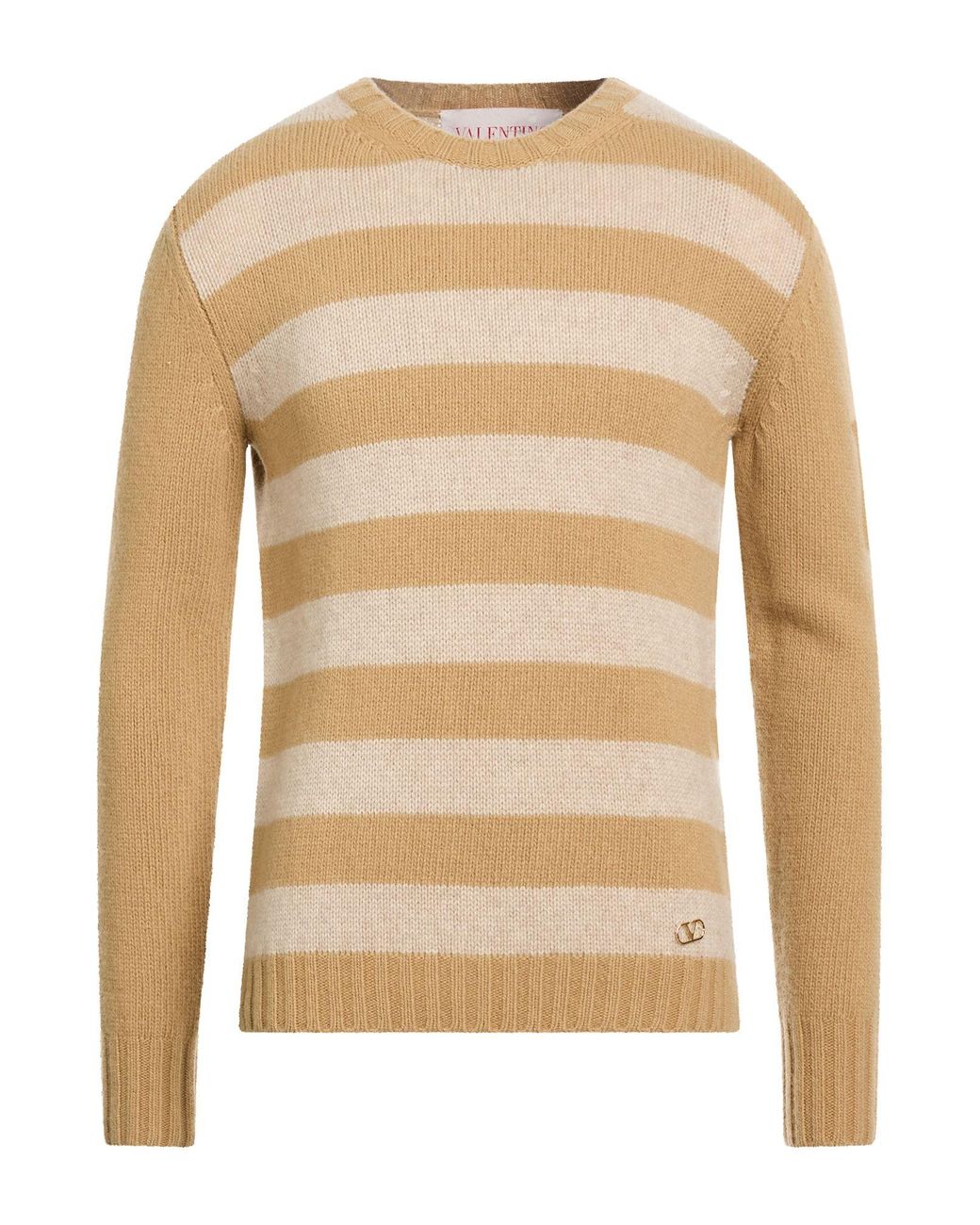 Valentino Garavani Natural Sand Sweater Wool, Cashmere for men