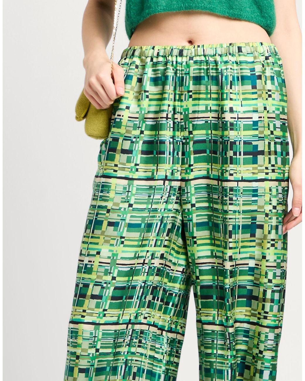 Ferragamo Green Trouser