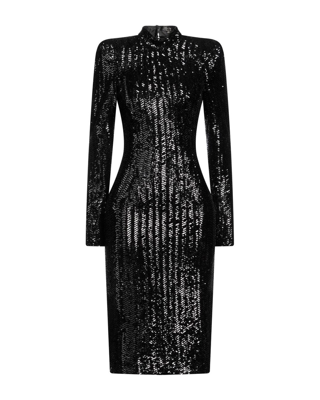 W Les Femmes By Babylon Black Midi Dress