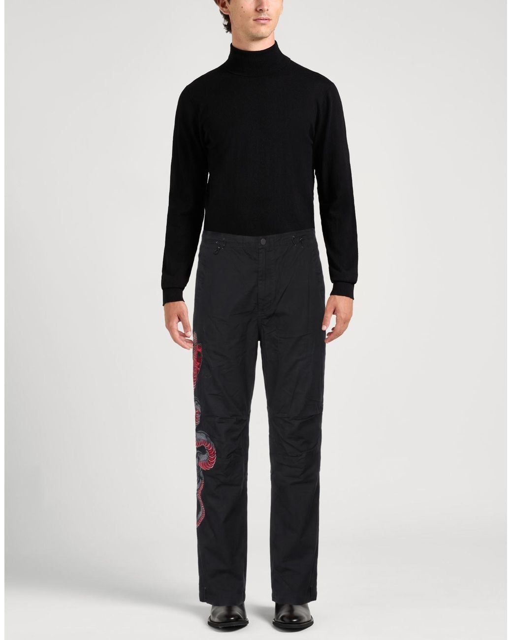 Maharishi Black Pants Organic Cotton for men