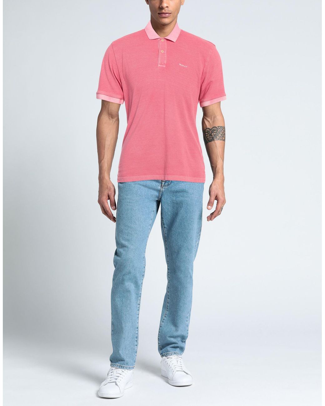 Gant Pink Polo Shirt for men