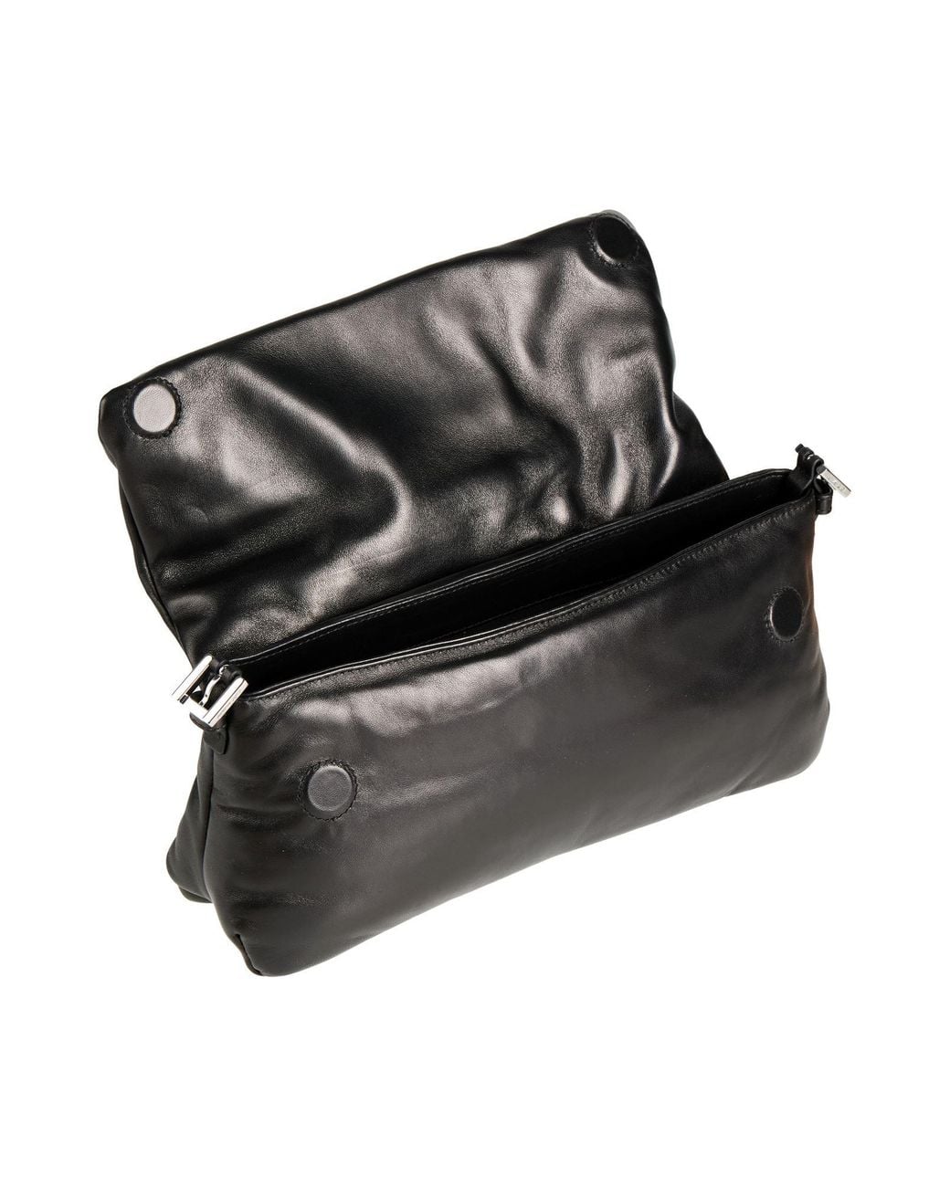 By Far Black Cross-Body Bag Lambskin