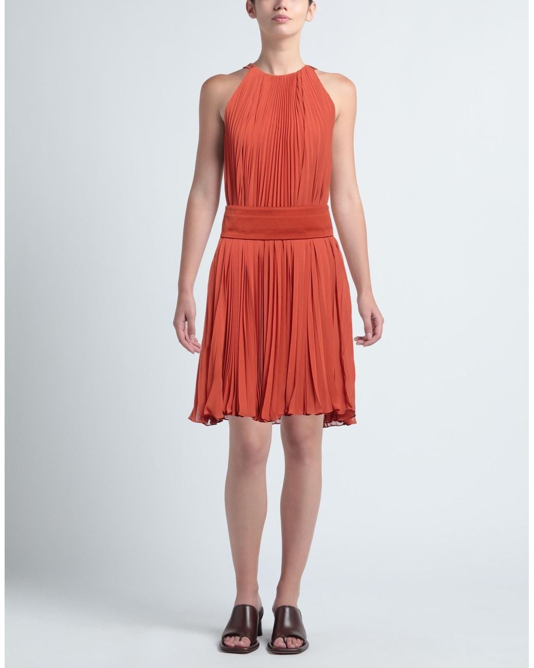 Max Mara Red Midi Dress