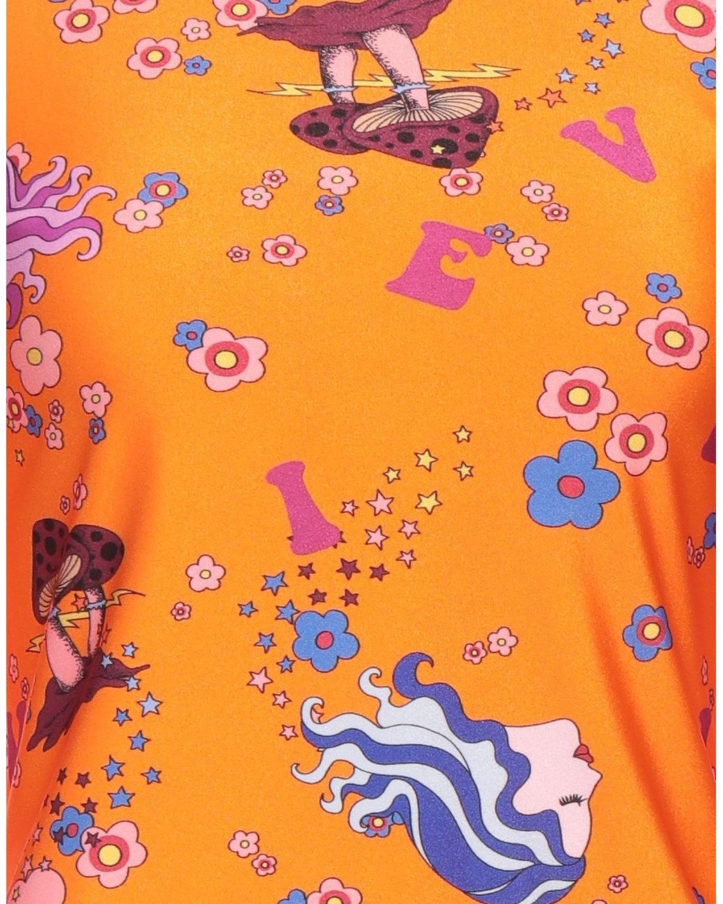 Vivetta Orange T-Shirt Polyamide, Elastane