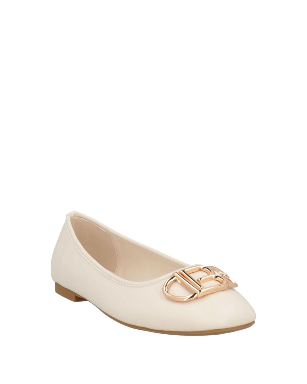 Laura Biagiotti Natural Ballet Flats