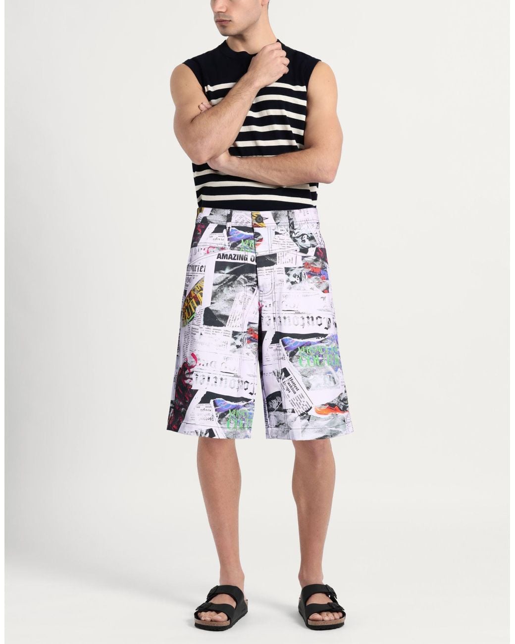 Versace Jeans Couture Blue Shorts & Bermuda Shorts for men