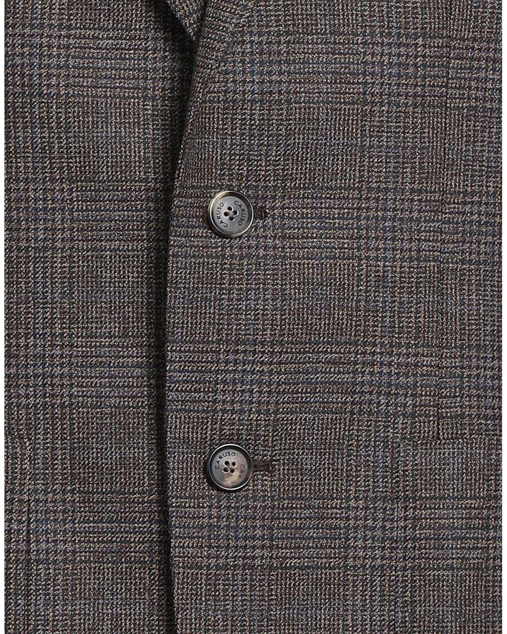 Caruso Black Blazer for men