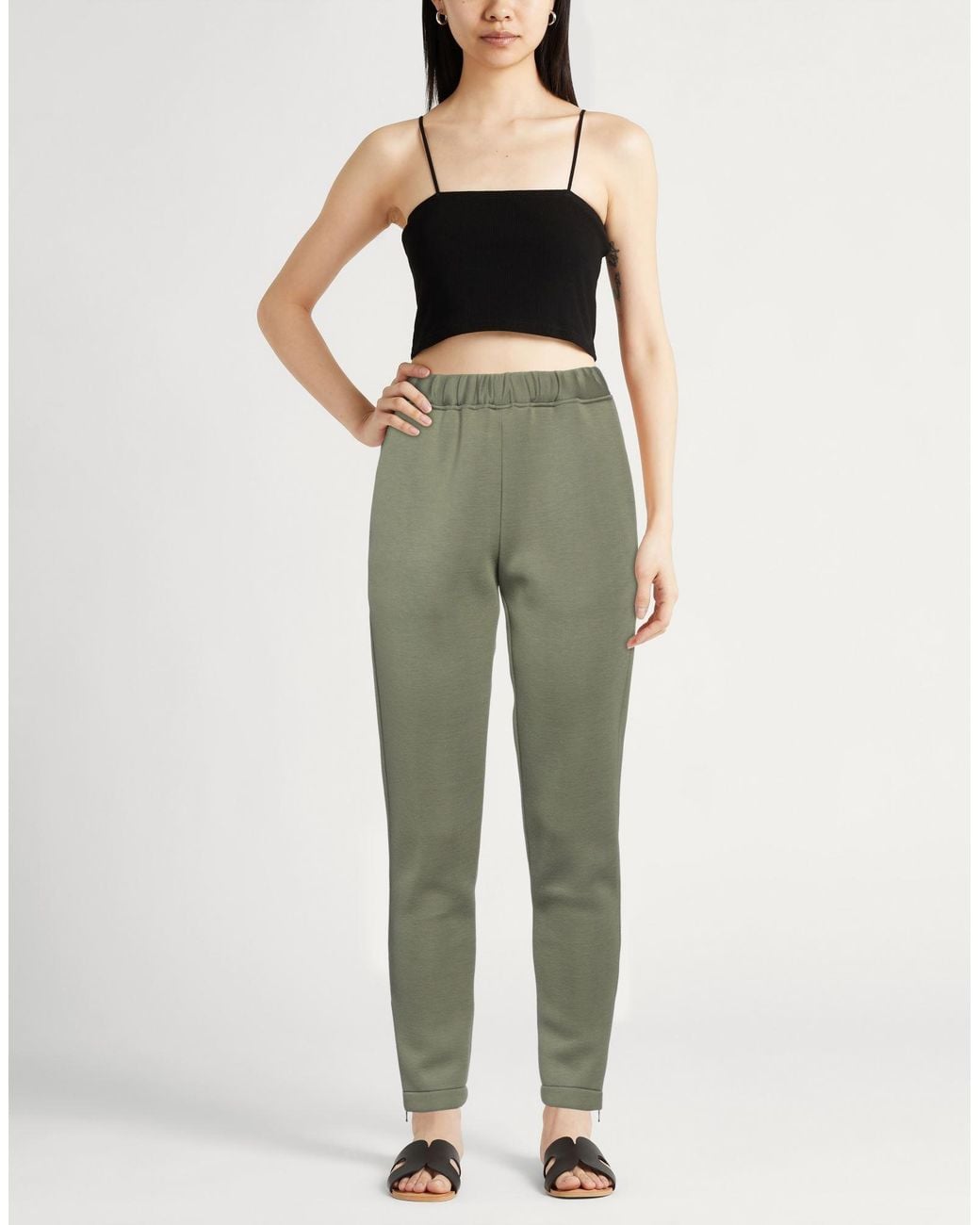 Hevò Green Pants Modal