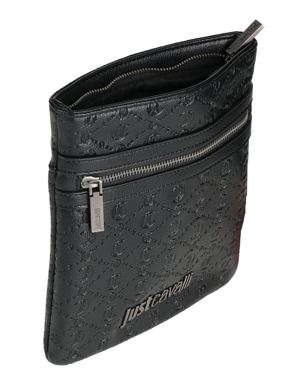 Just Cavalli Black Cross-Body Bag for men