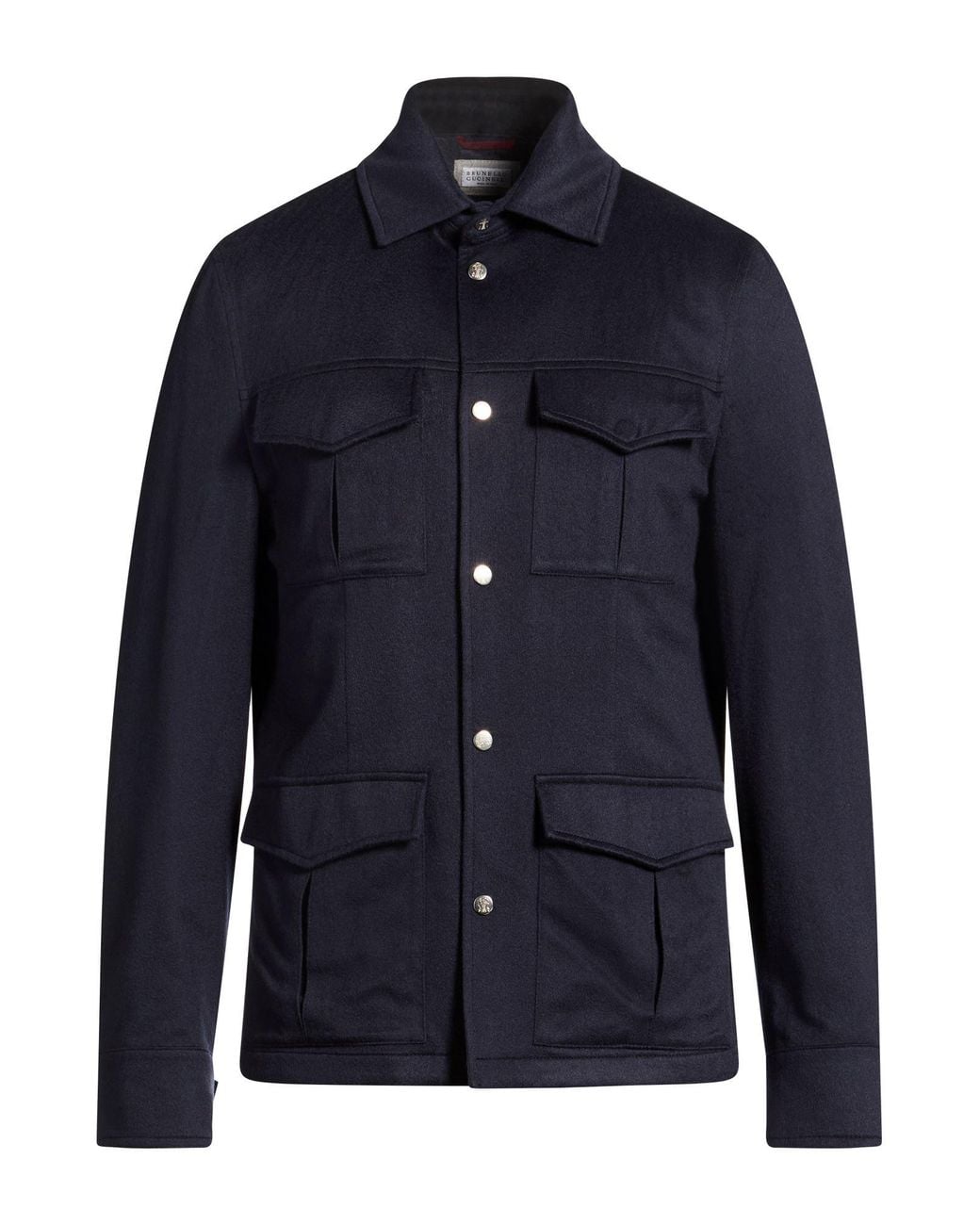 Brunello Cucinelli Blue Jacket Cashmere for men