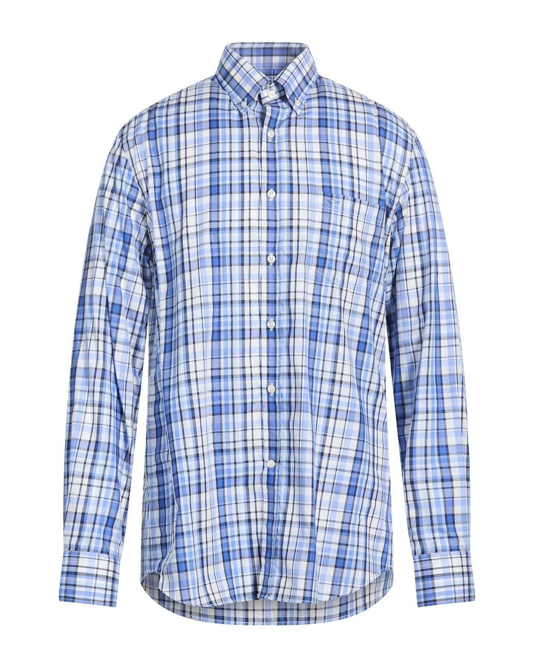 Paul & Shark Blue Shirt Cotton for men