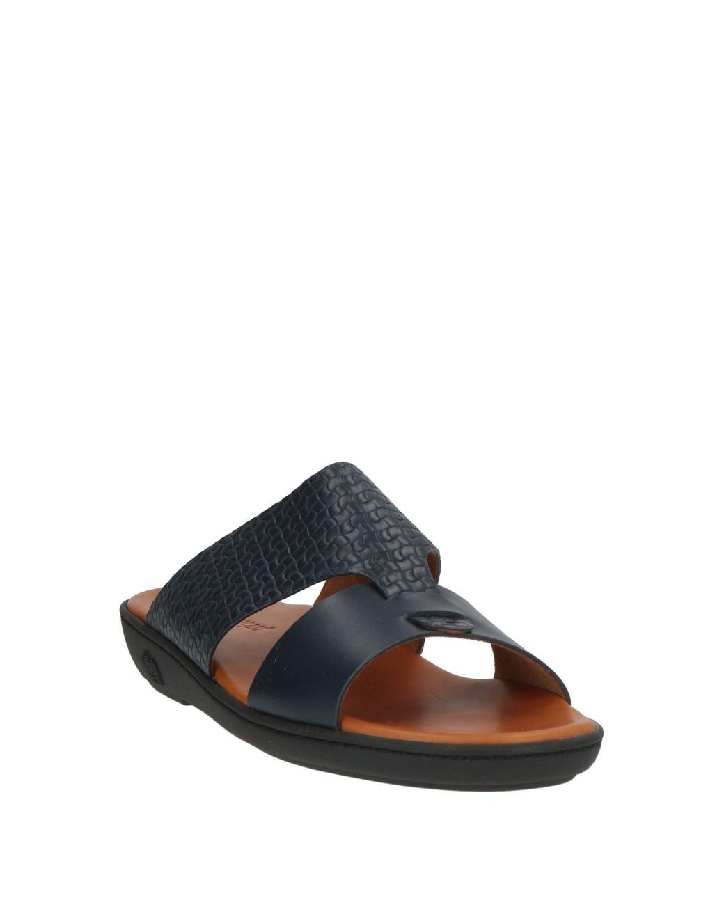 Testoni Blue Midnight Sandals Leather for men