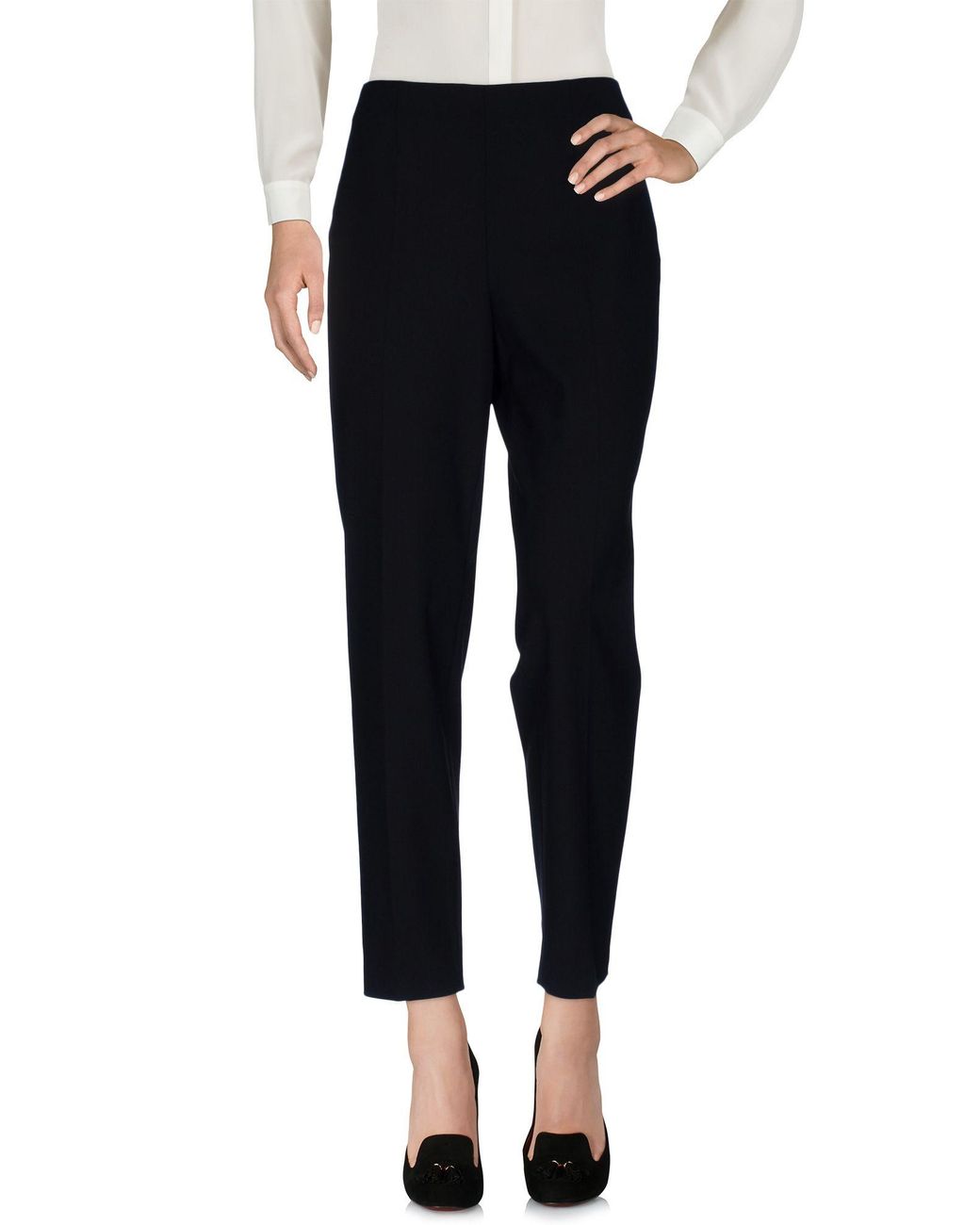 Piazza Sempione Blue Pants Virgin Wool, Polyamide, Elastane