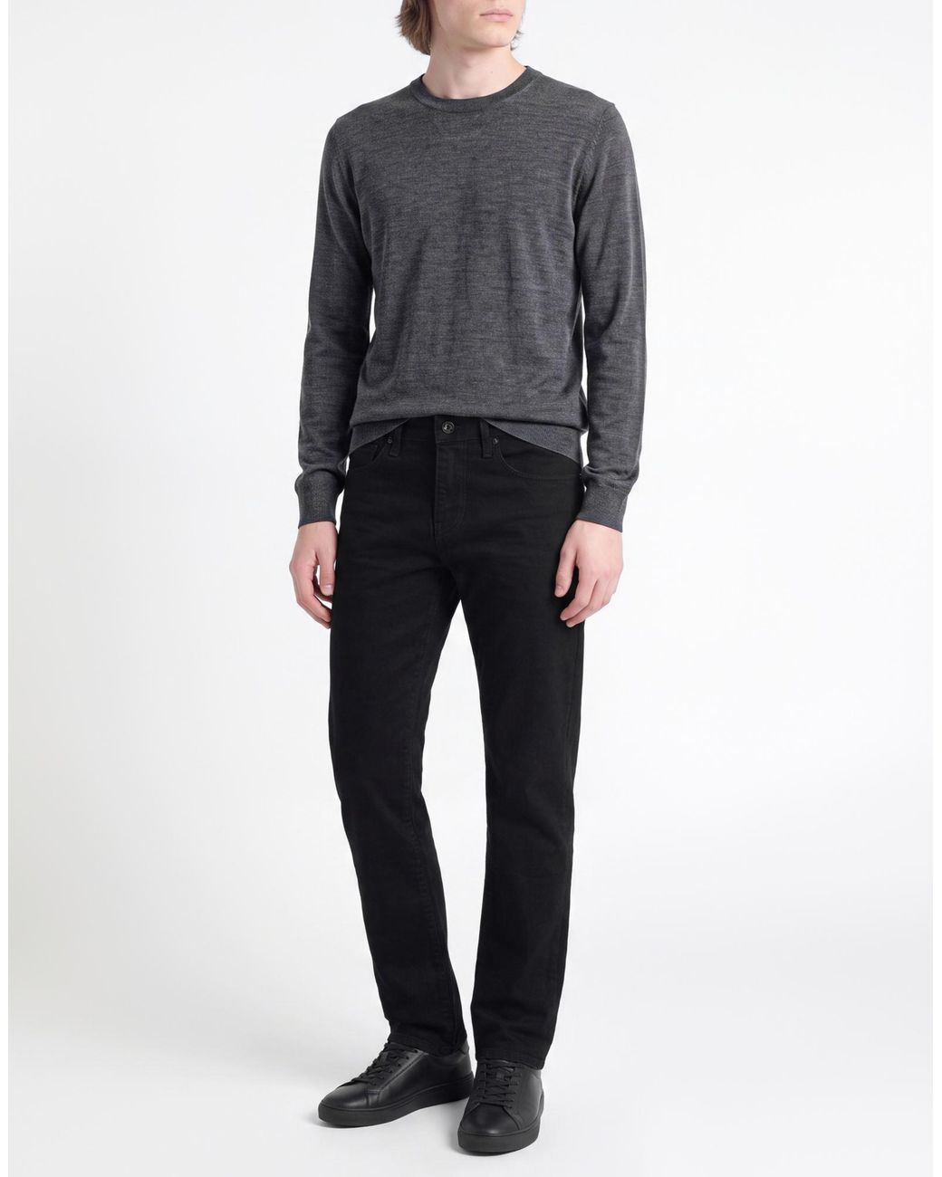 ARMANI EXCHANGE Black Jeans Cotton, Elastane for men