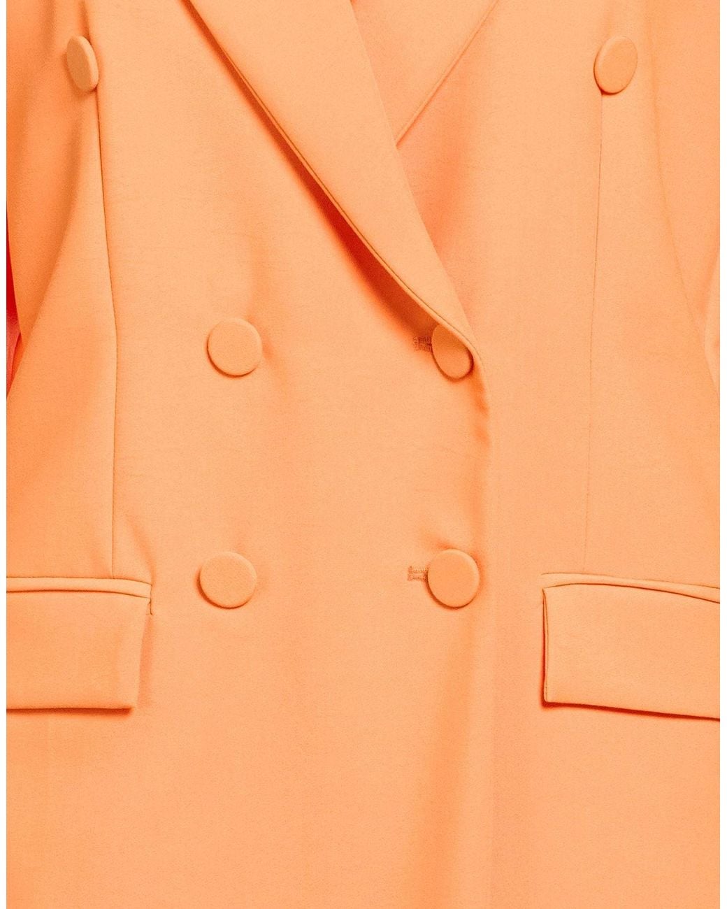 Suoli Orange Blazer Polyester, Viscose, Elastane