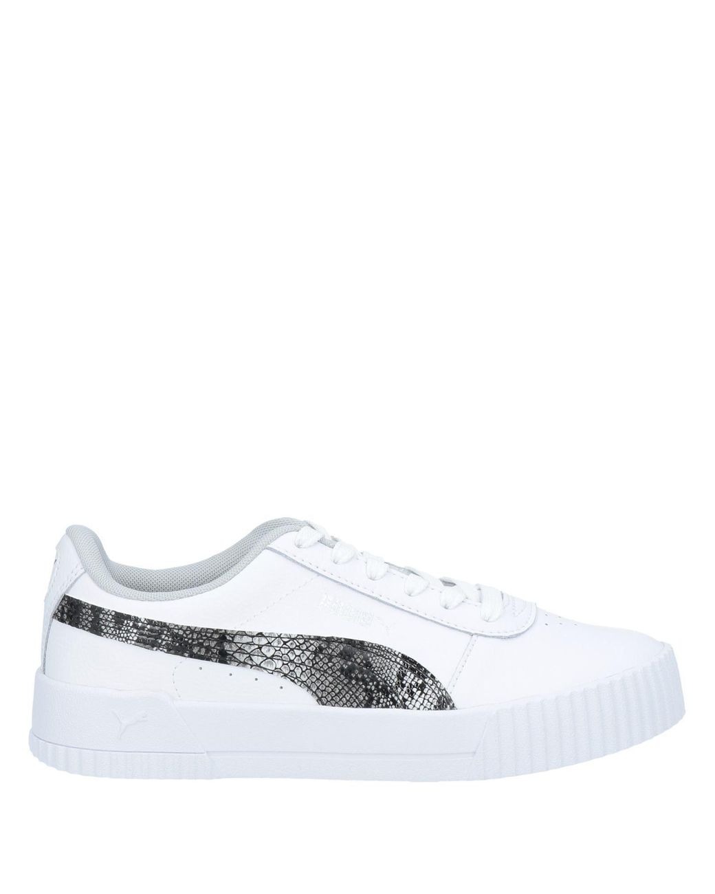 PUMA Leather Sneakers in White | Lyst UK