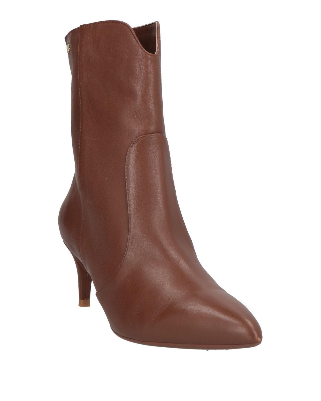 Liu Jo Brown Camel Ankle Boots Leather