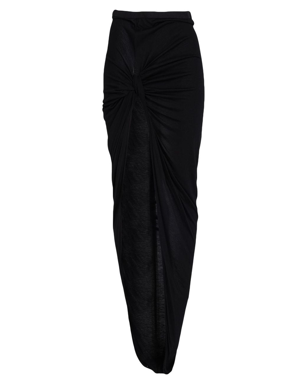 Rick Owens Black Maxi Skirt