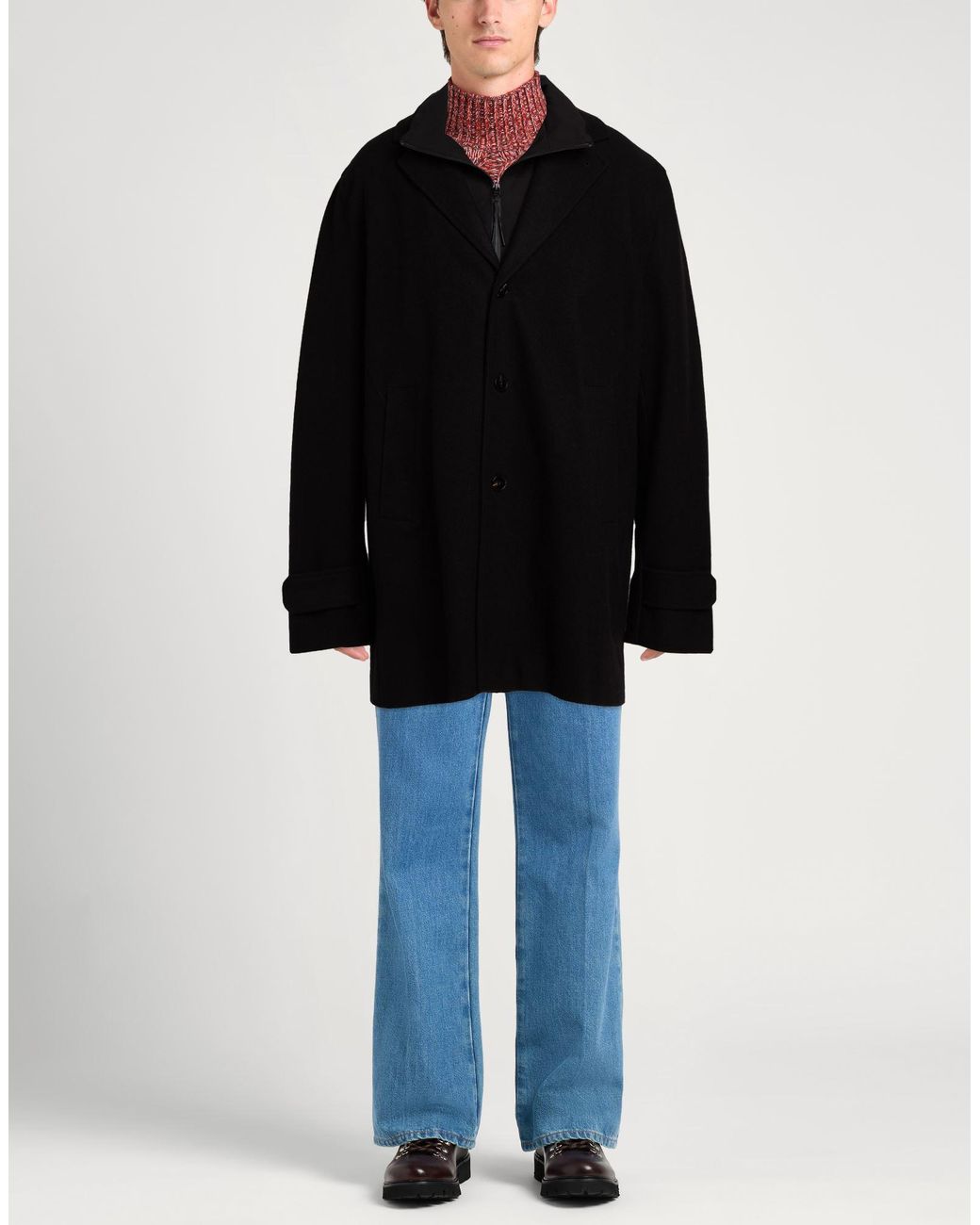 Paltò Black Coat for men
