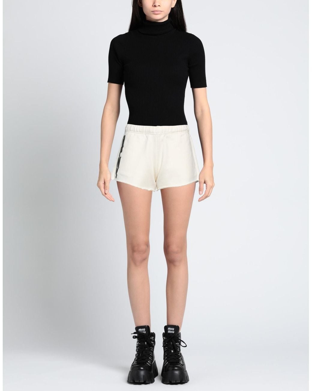 Heron Preston Natural Shorts & Bermuda Shorts