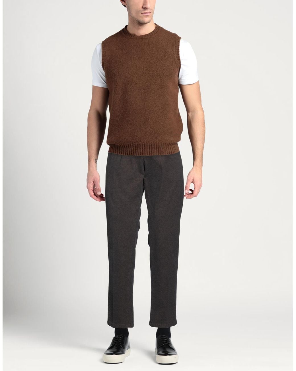 Briglia 1949 Gray Pants Cotton, Polyester, Viscose, Elastane for men