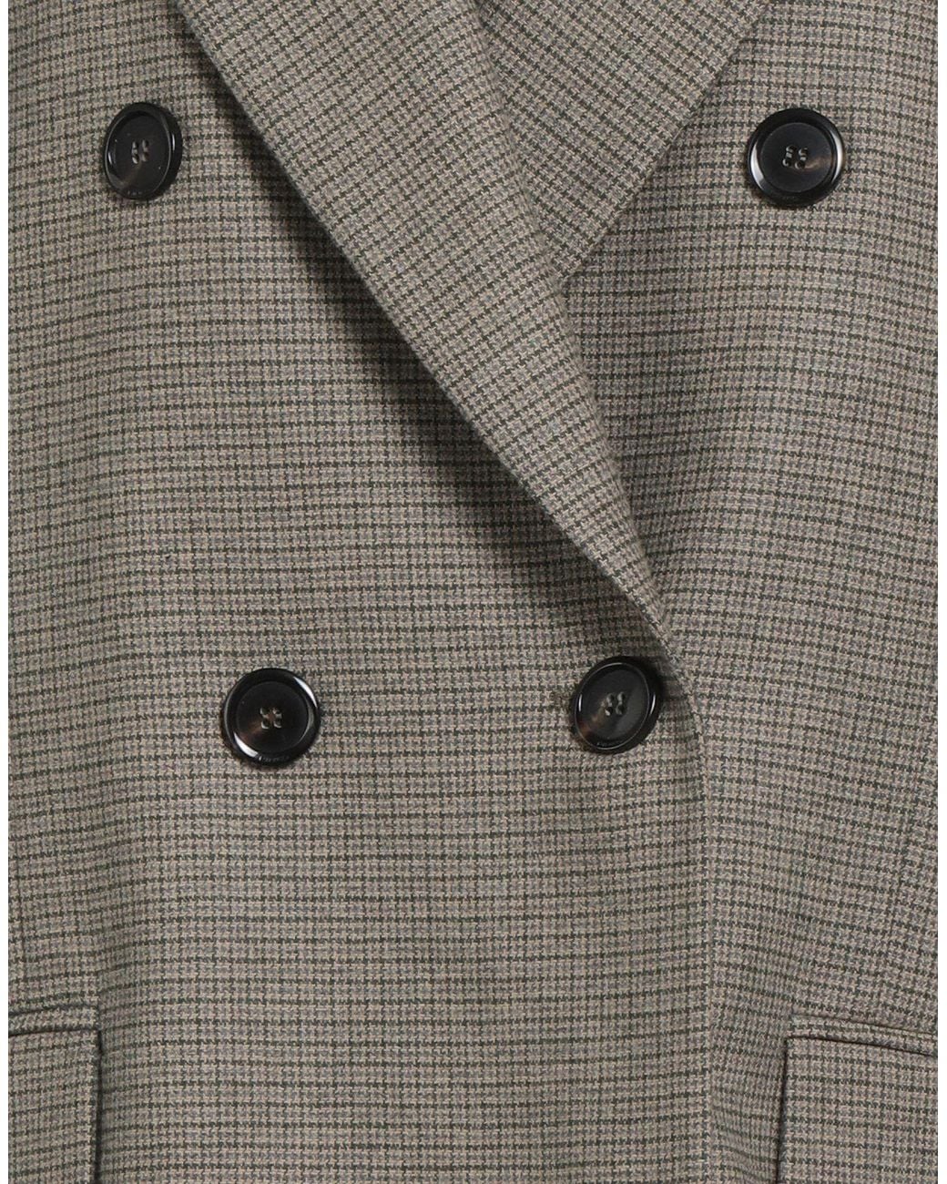 Pinko Gray Blazer Wool, Viscose, Polyester, Elastane