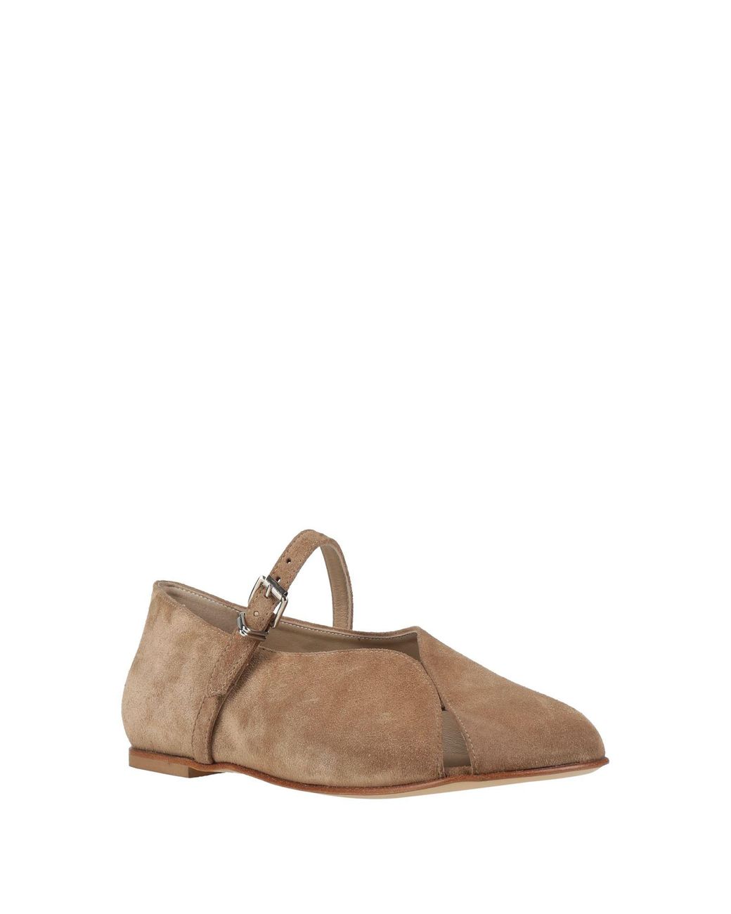 Elena Iachi Brown Ballet Flats