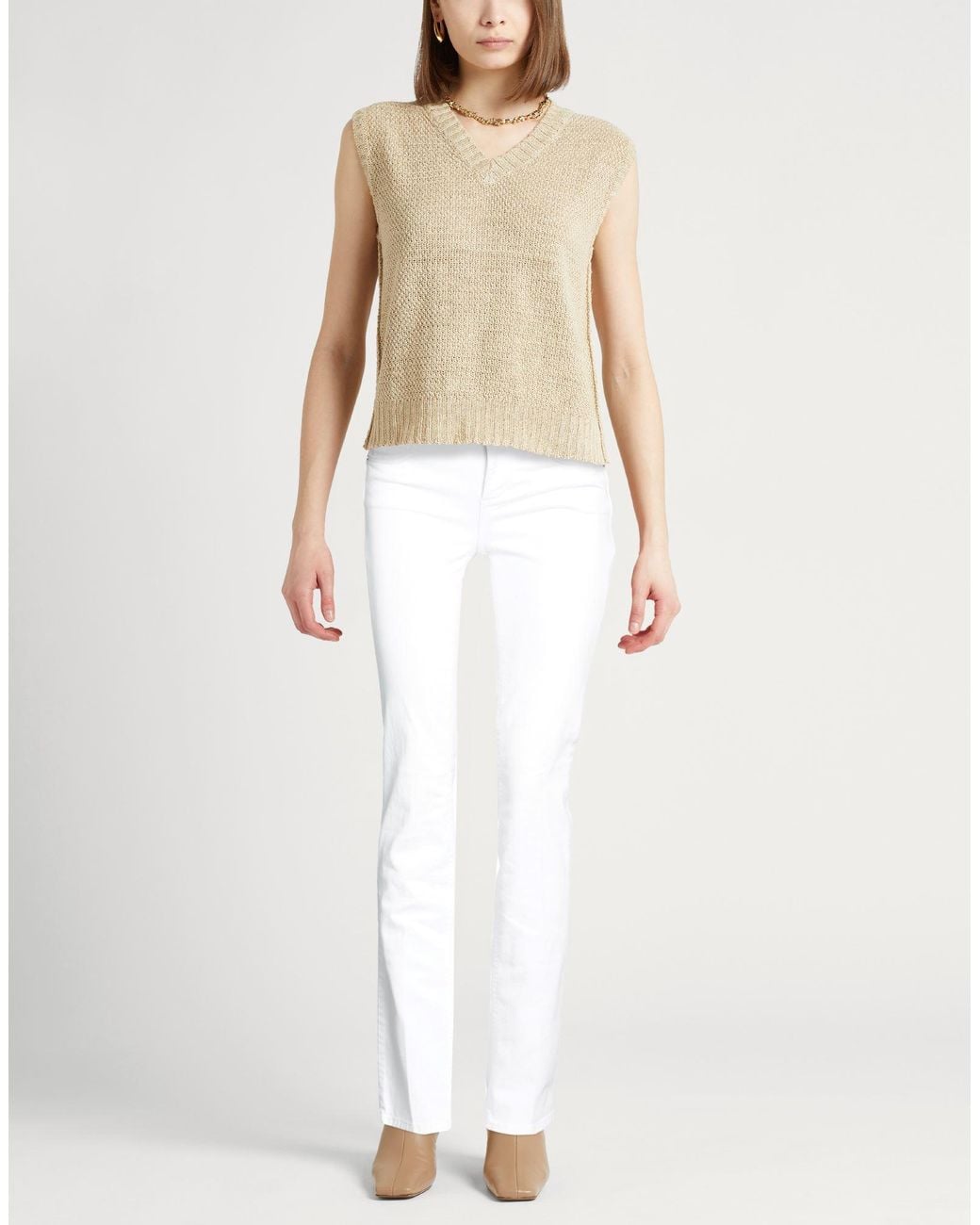 Liu Jo White Jeans Cotton, Elastane