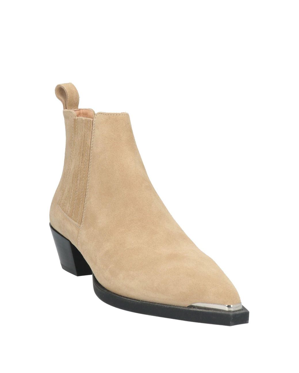 COPENHAGEN Natural Ankle Boots
