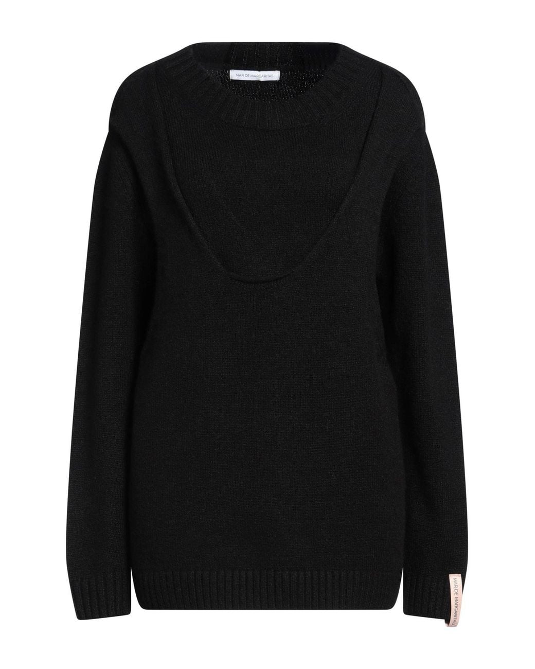 Mar De Margaritas Black Sweater Acrylic, Polyamide, Polyester, Viscose, Wool
