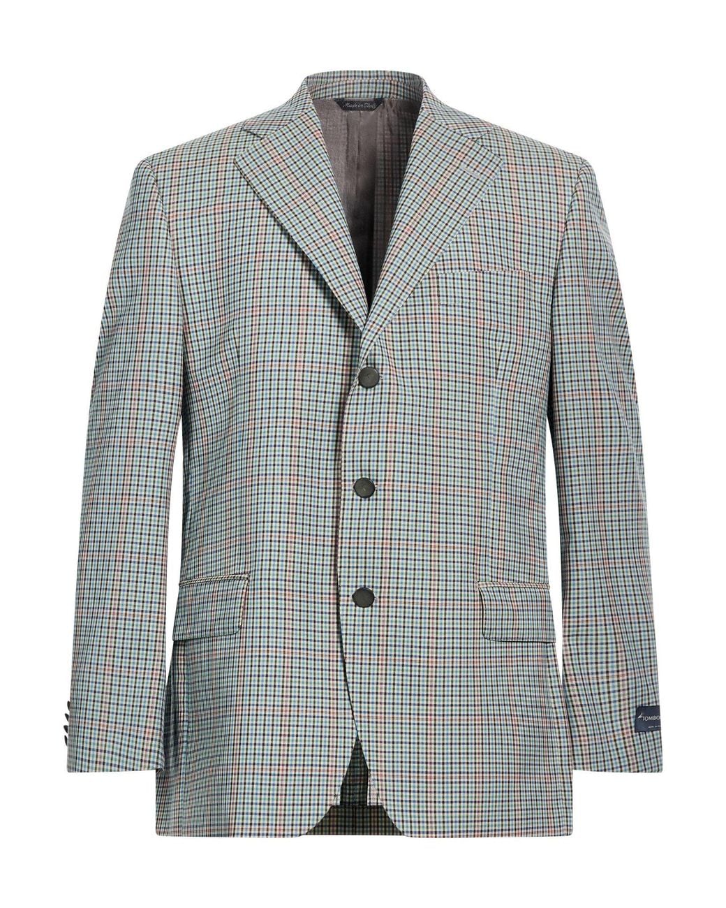 Tombolini Gray Blazer Virgin Wool for men