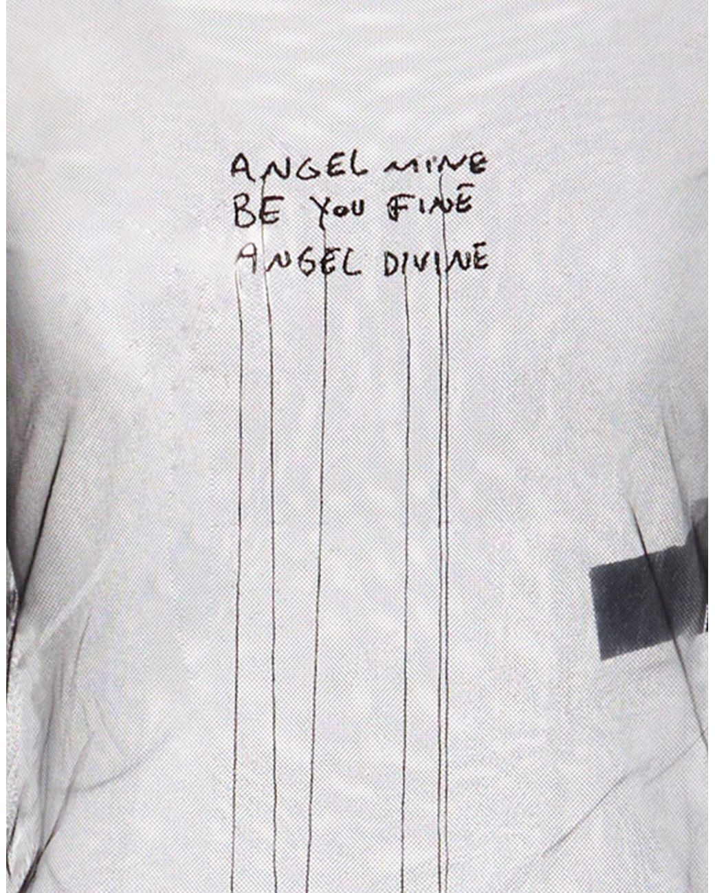 Ann Demeulemeester Gray Top Polyamide