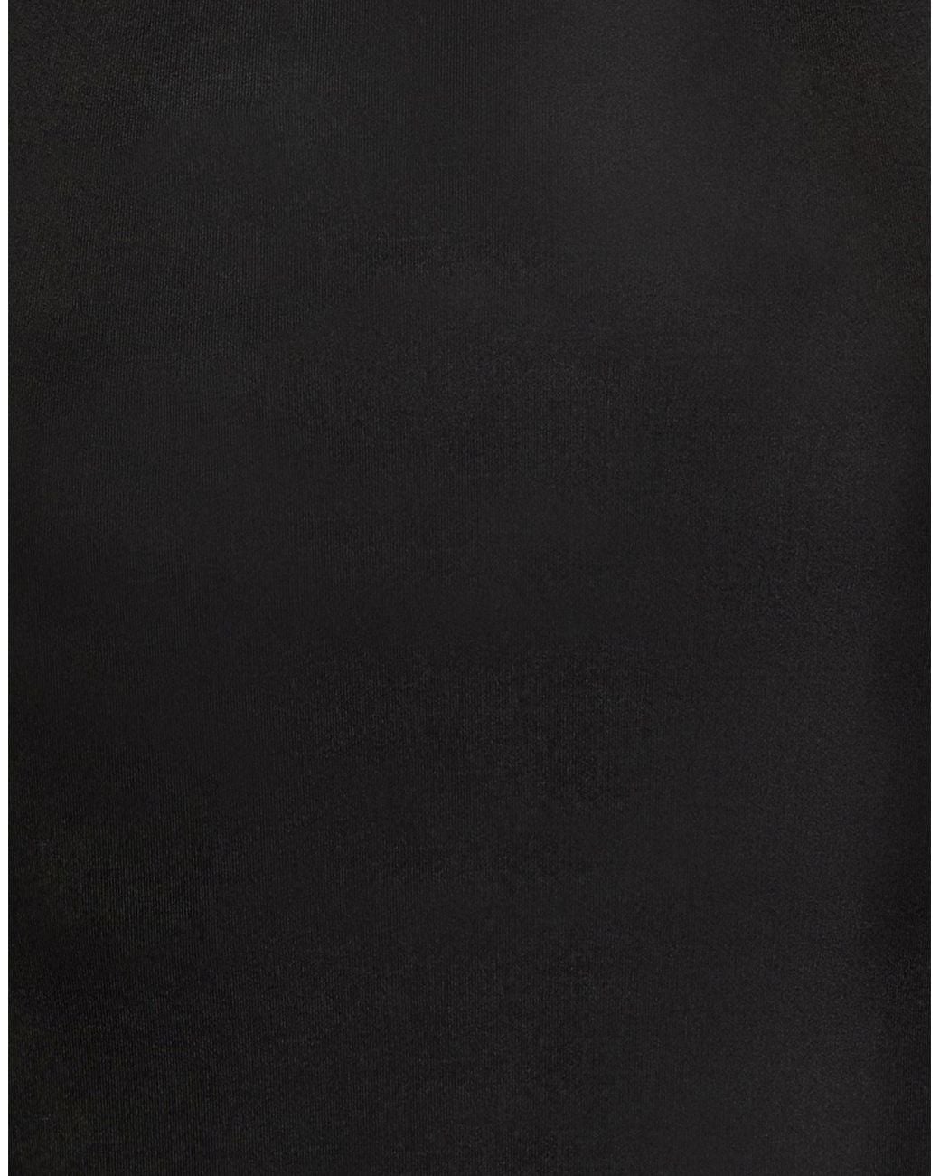 Haveone Black Mini Dress Polyester, Elastane