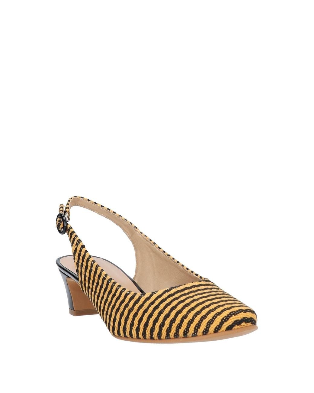 Daniele Ancarani Metallic Pumps Textile Fibers
