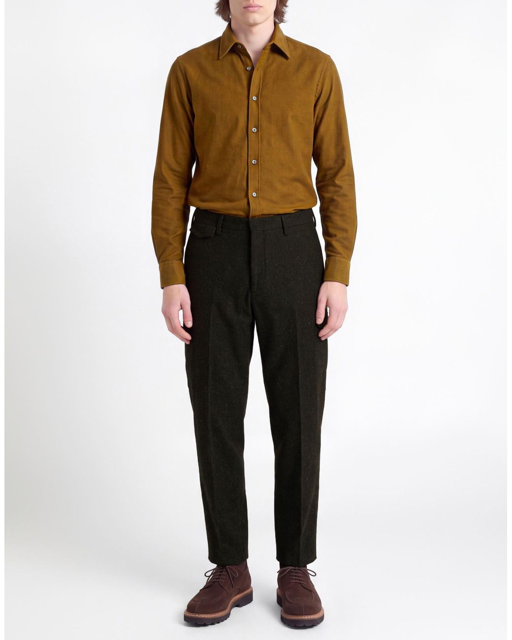 Briglia 1949 Black Military Pants Virgin Wool, Polyamide, Silk, Polyester, Elastane for men