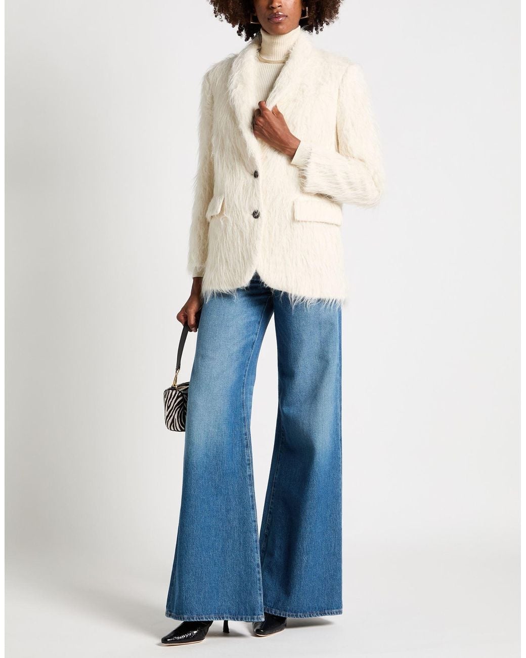 Brunello Cucinelli Natural Blazer Alpaca Wool, Polyester