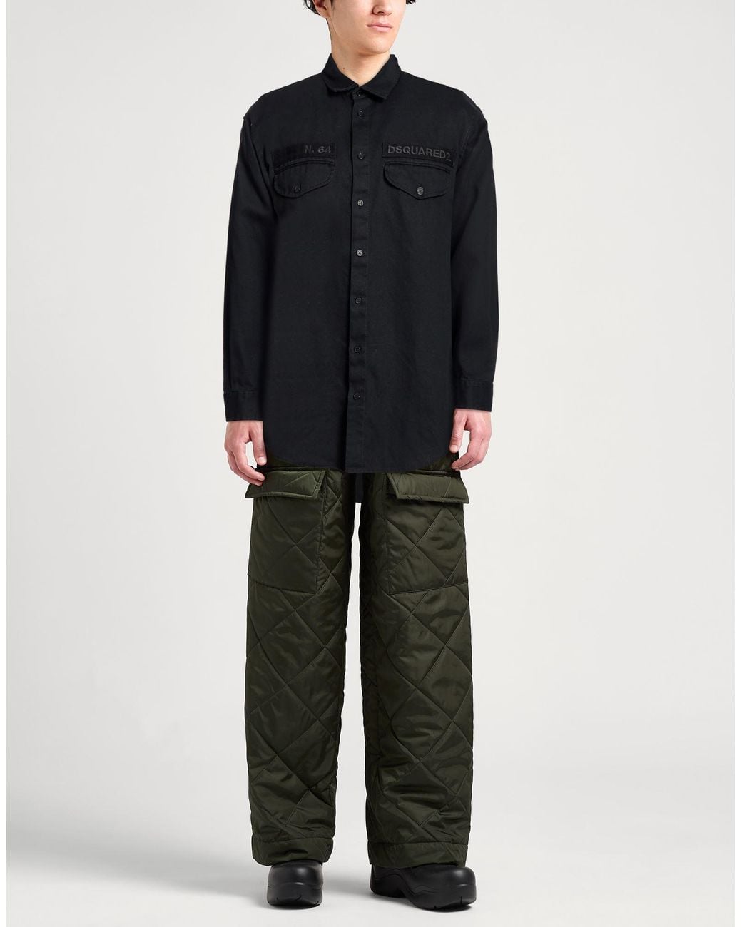DSquared² Blue Shirt Cotton for men
