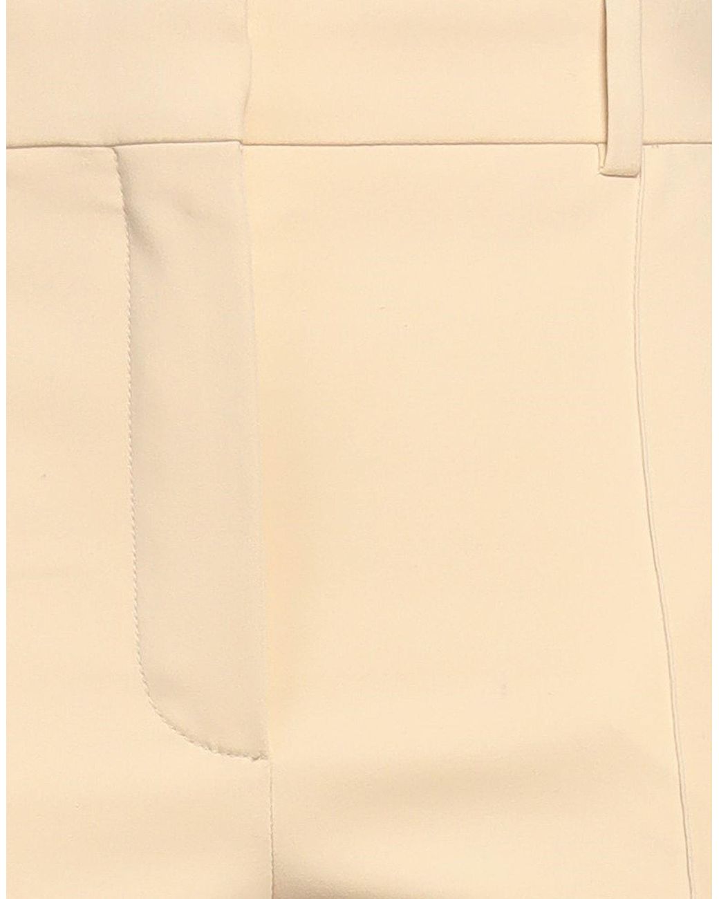 Lanvin Natural Sand Pants Cotton, Viscose, Elastane