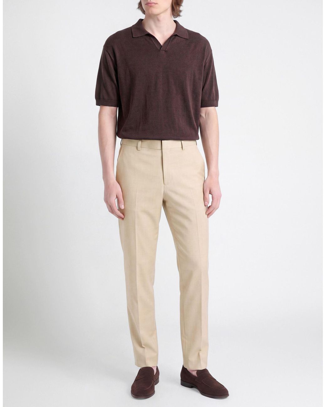 HUGO Natural Pants Virgin Wool, Polyester for men