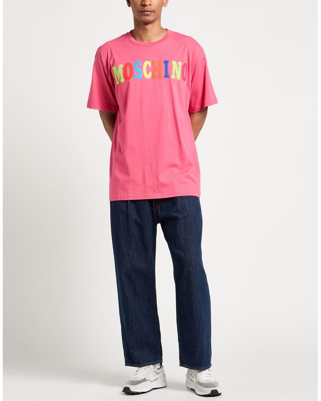 Moschino Pink T-Shirt for men
