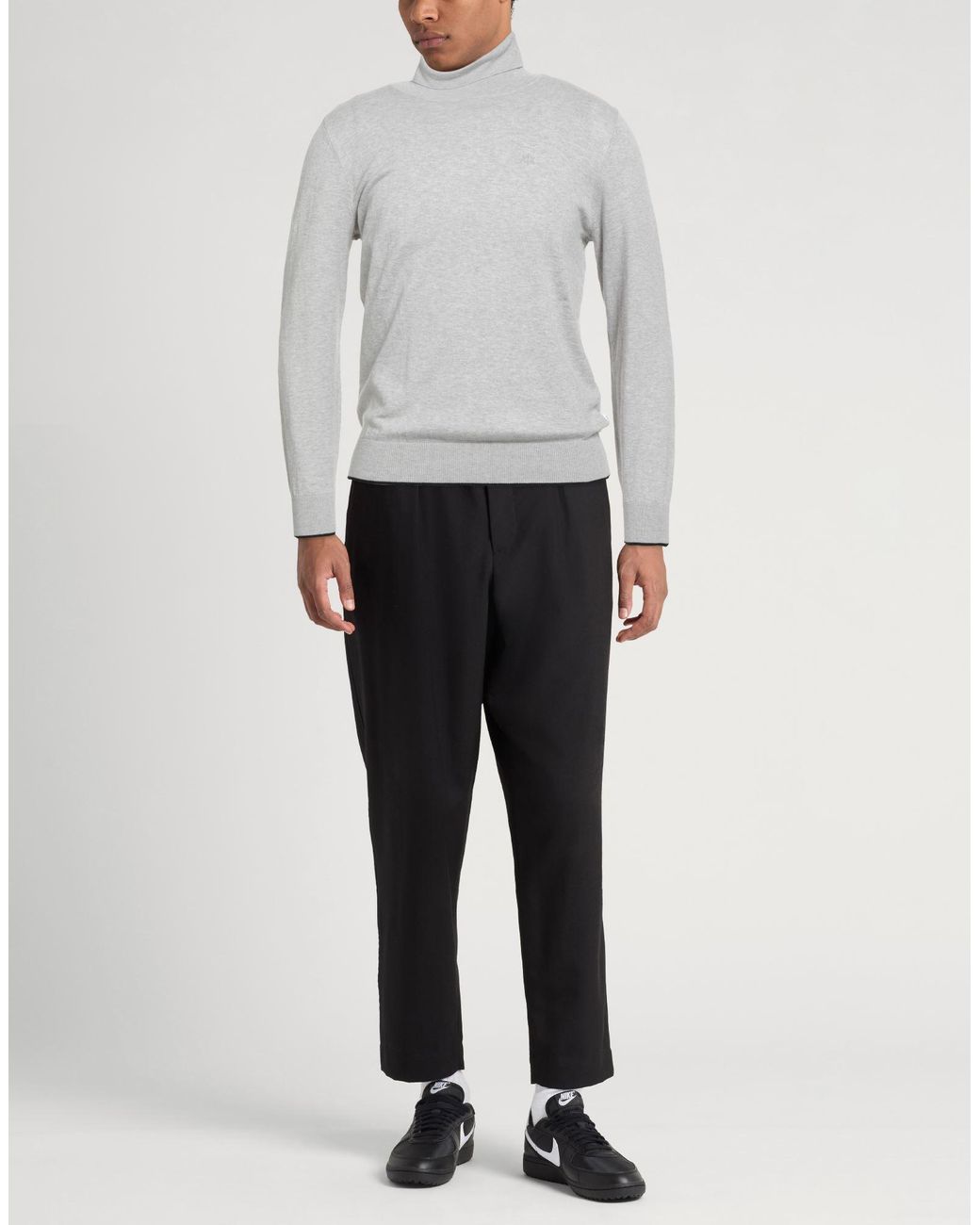 ARMANI EXCHANGE Gray Turtlenecks for men