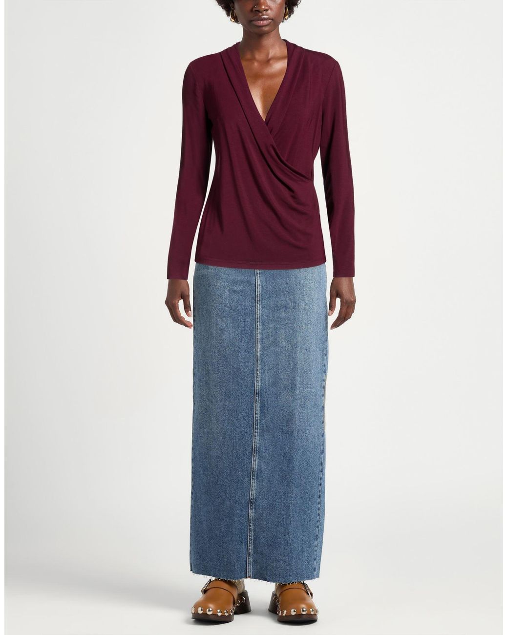 Top Ralph Lauren de color Purple