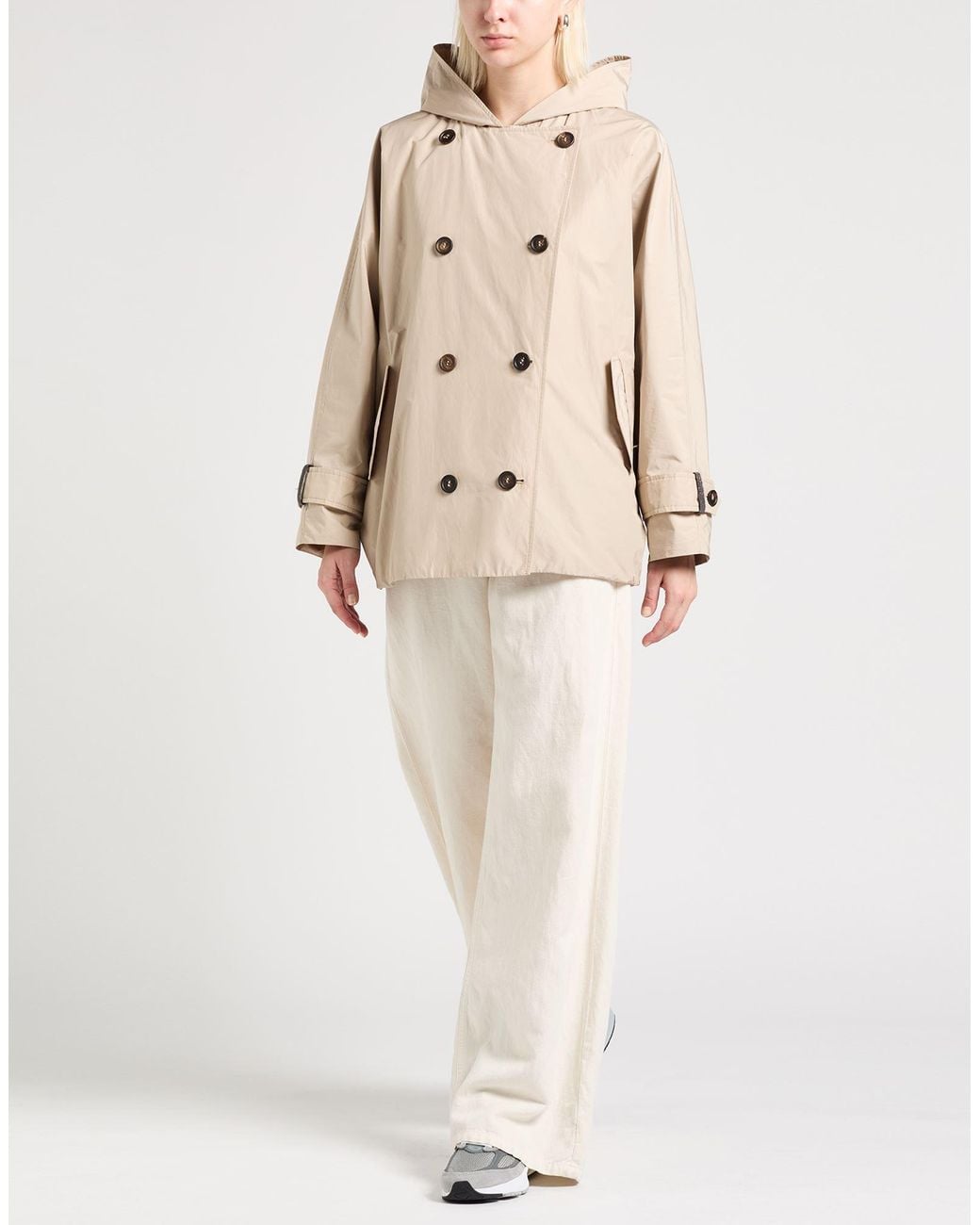 Brunello Cucinelli Natural Jacket Polyester, Cotton